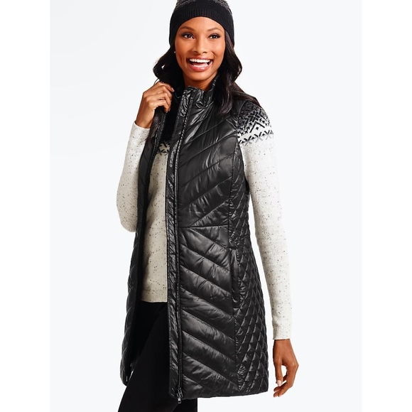 Talbots Cire Long Quilted Primaloft 